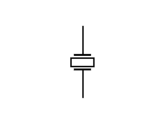 石英晶体谐振器的电路符号