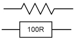 功率电阻符号