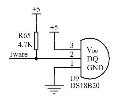 DS18B20电路原理图 