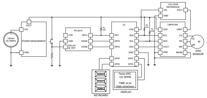 TPL5010DDCR典型应用示例图