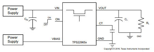 TPS22965DSGR典型应用图