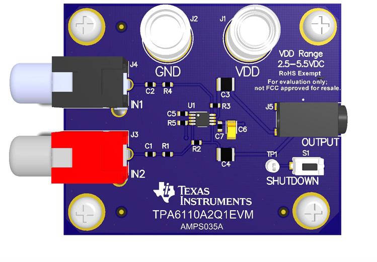 TPA6110A2Q1EVM