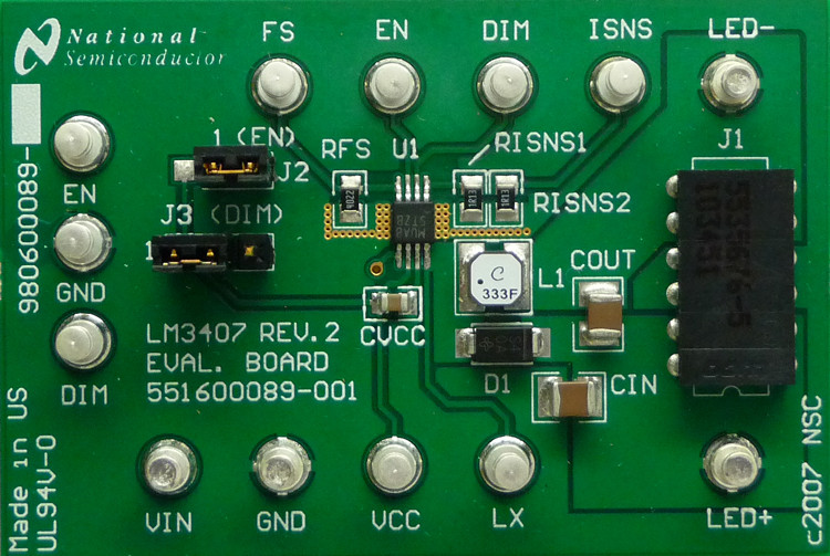 LM3407EVAL/NOPB