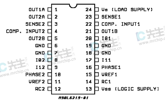 L6219DS013TR引脚图