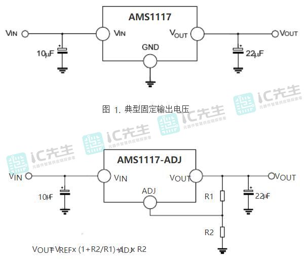 ams1117应用电路图