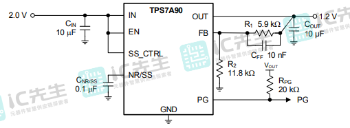TPS7A9001DSKR电路图