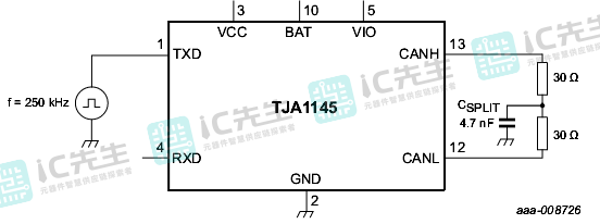 TJA1145TKJ测试电路