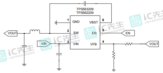 TPS563209DDCR电路原理