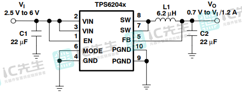 TPS62046DGQR电路图