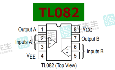 TL082引脚配置