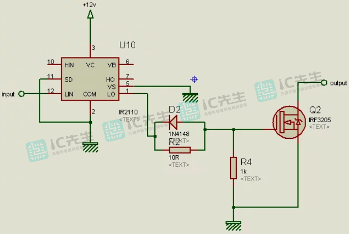 作为低侧MOSFET驱动器