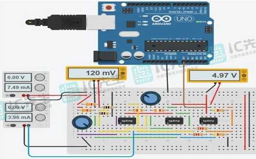 PT100与Arduino板连接