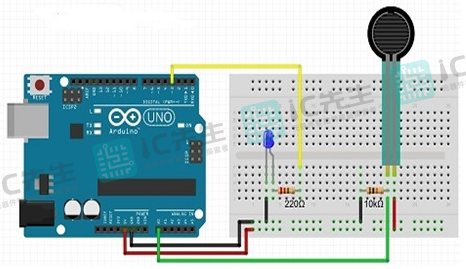 FSR400与Arduino板连接