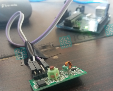 射频接收器与Arduino的连接