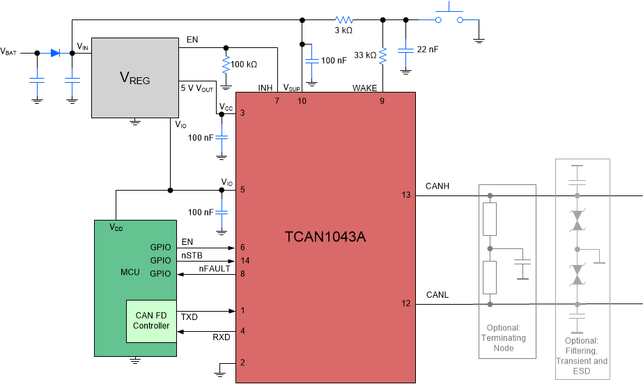 TCAN1043A-Q1